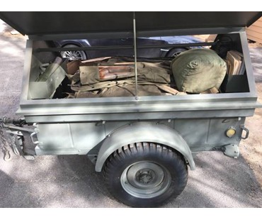 1952 Jeep Willy M38 and M100 Trailer 2