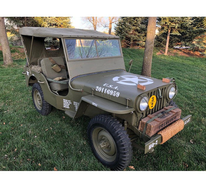 1947 Willys CJ2A Finished to Military 2