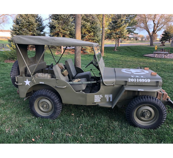 1947 Willys CJ2A Finished to Military 4