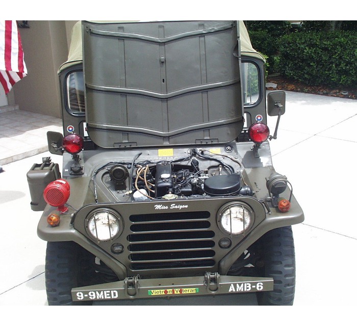 M718 1061 Army Ambulance Jeep 2