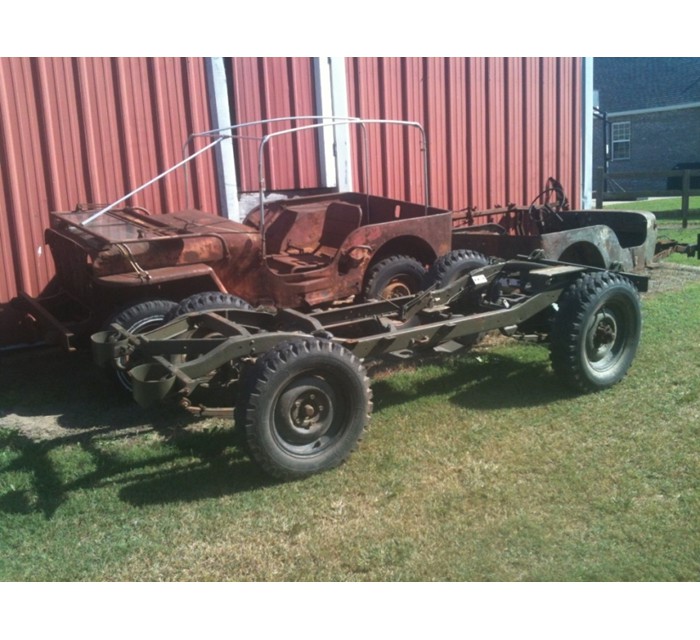 Willys M38 Military Jeep chassis 3