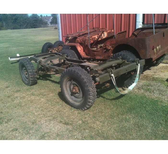 Willys M38 Military Jeep chassis 4