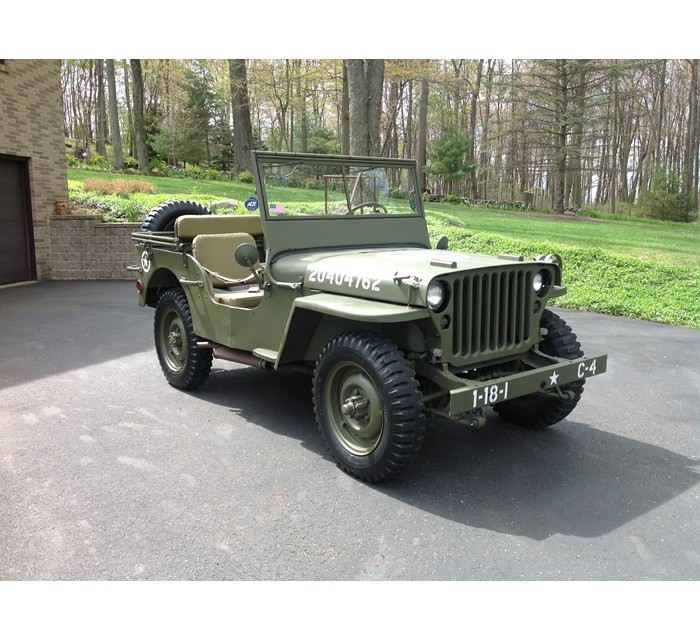 Original U.S. WWII 1943 Ford GPW Jeep with all Matching Serial Numbers-Fully Restored