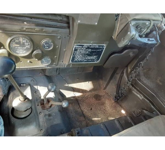 1952 M38 Hardtop Willys Gas Fired Heater Jeep MC 5