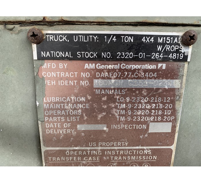 M151a2 and miscellaneous parts 3