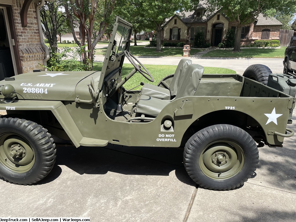 1948 Willys CJ2A Army Style Jeep 3