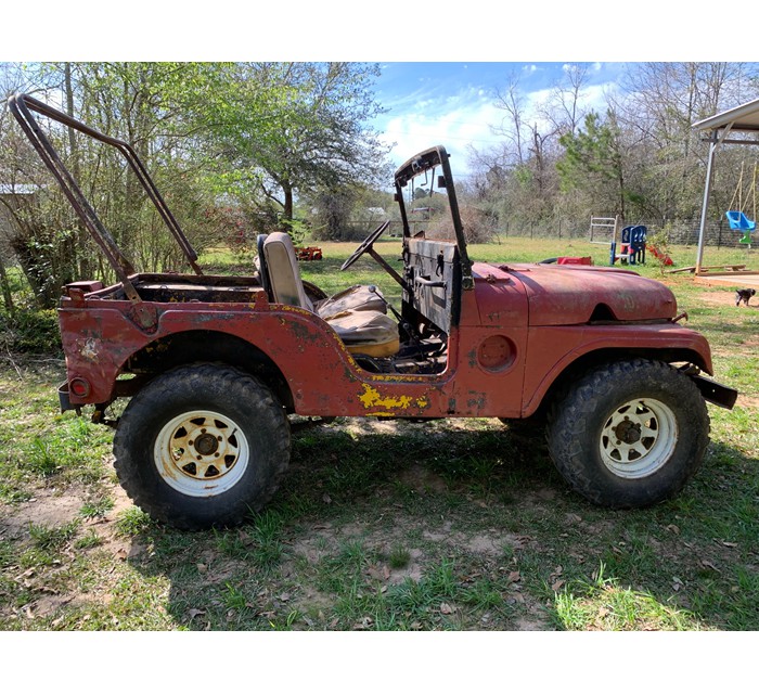 1955 M38A1 with matching plates and Parts Jeep 4