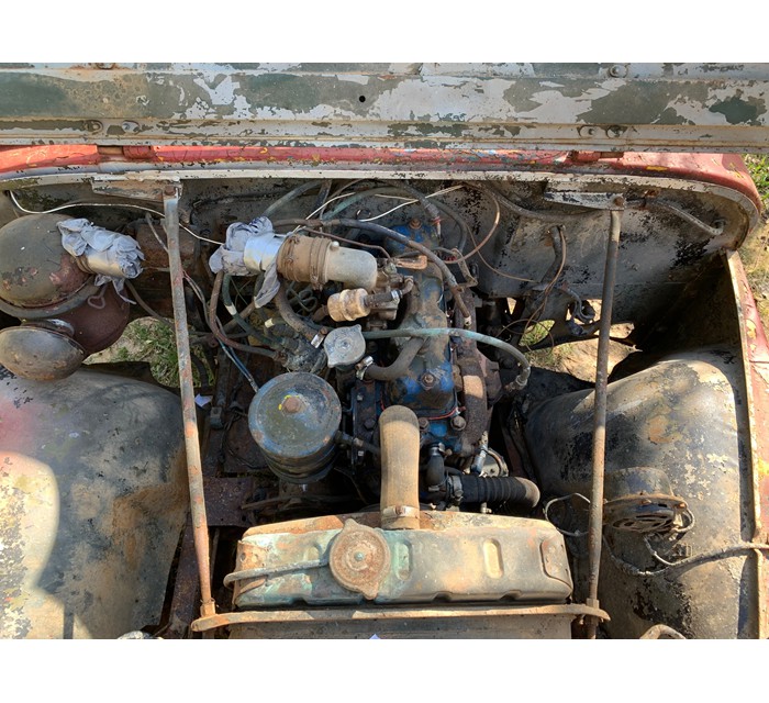 1955 M38A1 with matching plates and Parts Jeep 9