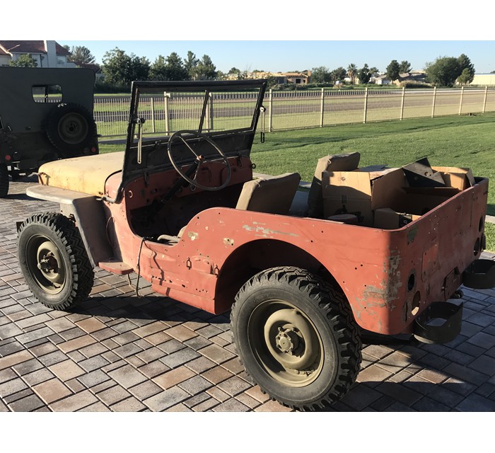 1943 Willys MB and 1945 Willys donor Jeep 4