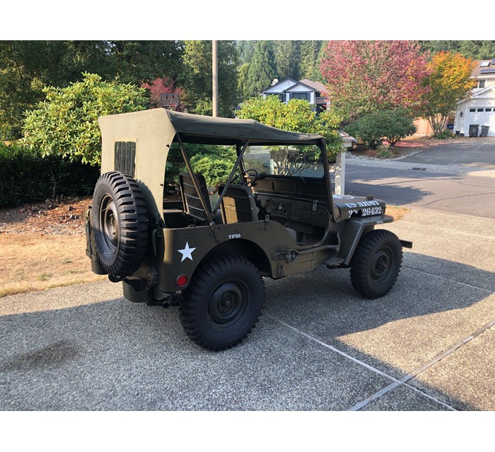 1947 Army Willys Jeep almost Completely Restored 1