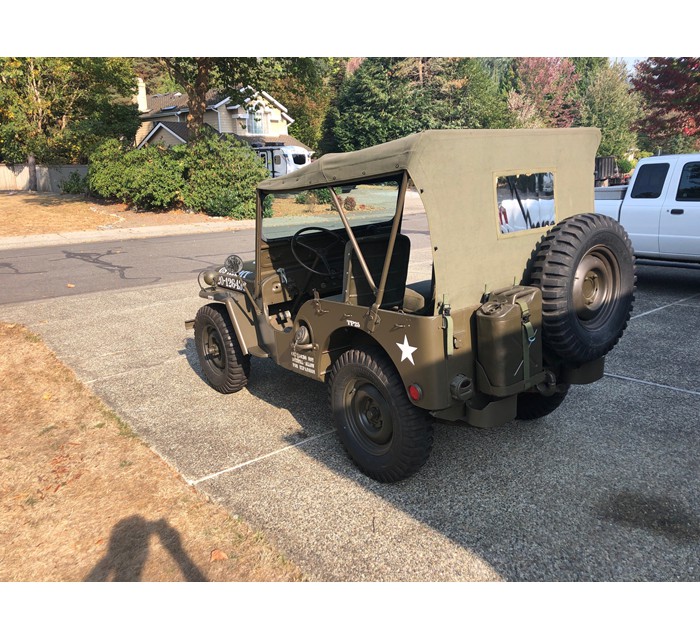1947 Army Willys Jeep almost Completely Restored 3