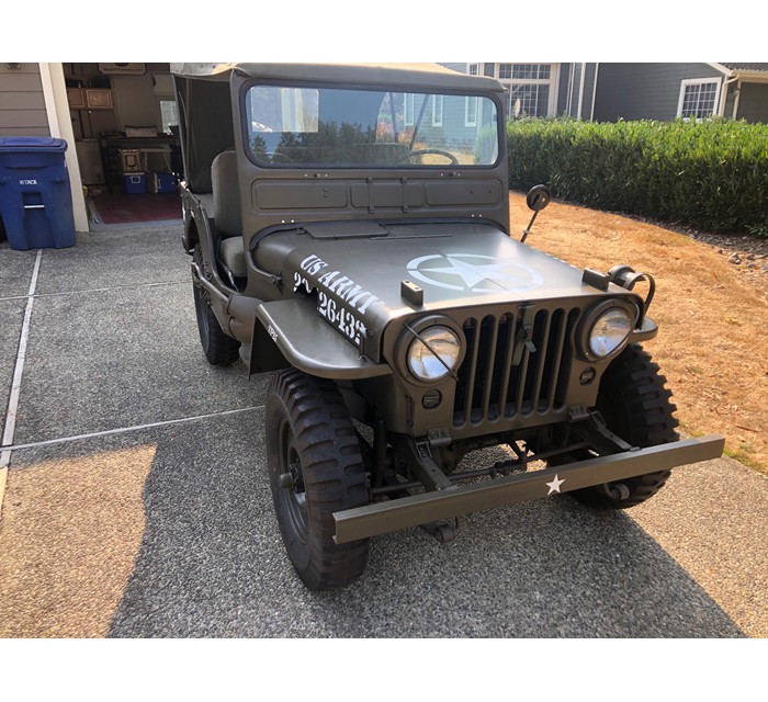1947 Army Willys Jeep almost Completely Restored 8