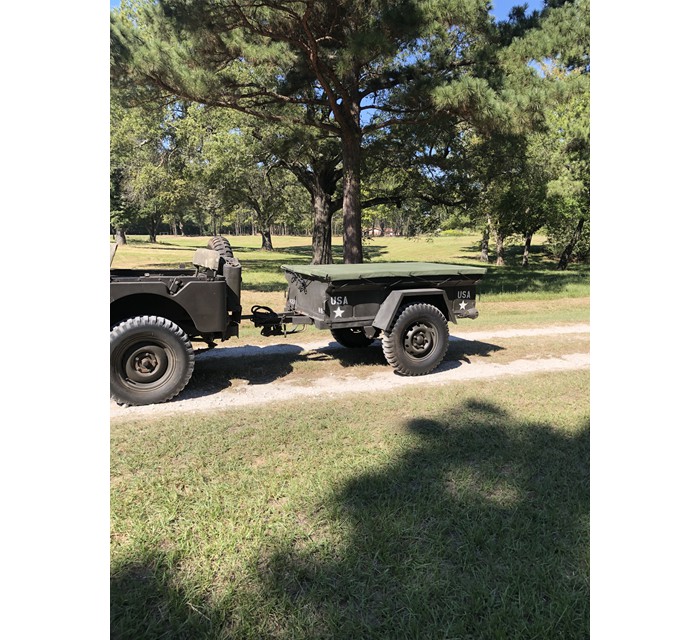 1966 Vintage Military Trailer with Cover
