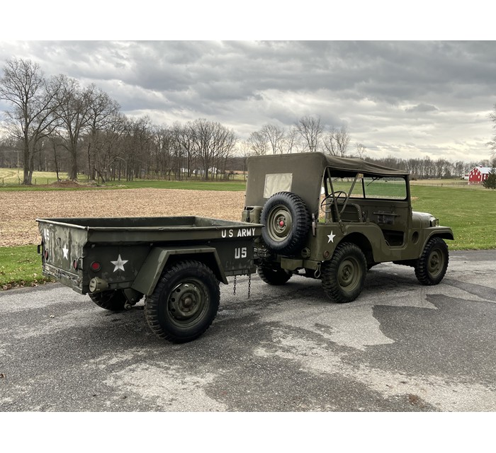 1953 M38A1 Jeep and Trailer 1