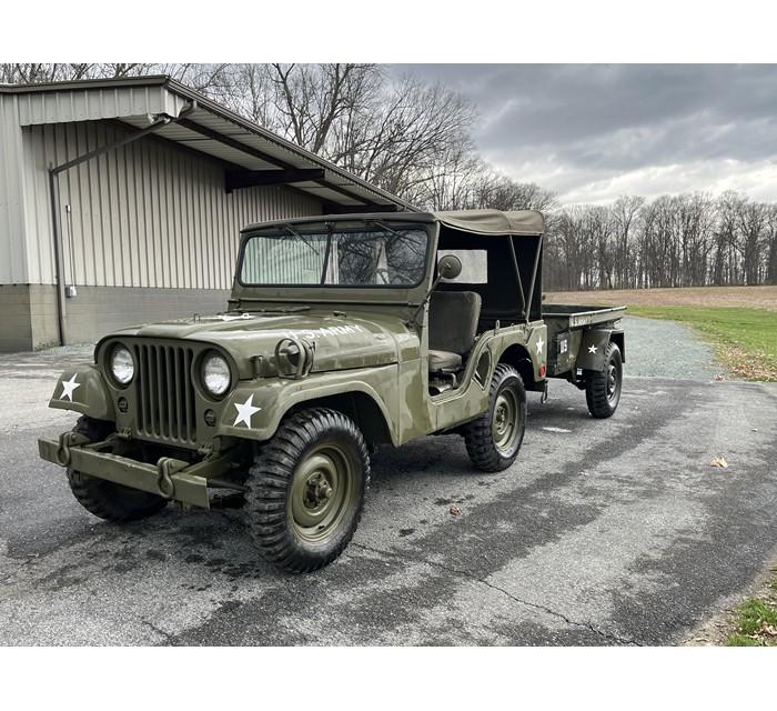 1953 M38A1 Jeep and Trailer 2