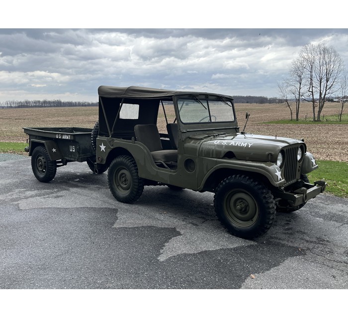 1953 M38A1 Jeep and Trailer 4