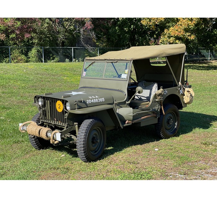 1942 Willys Slat Grill with All Spare Equipment