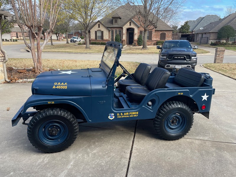 1957 Willys CJ5 Air Force Style Jeep 4