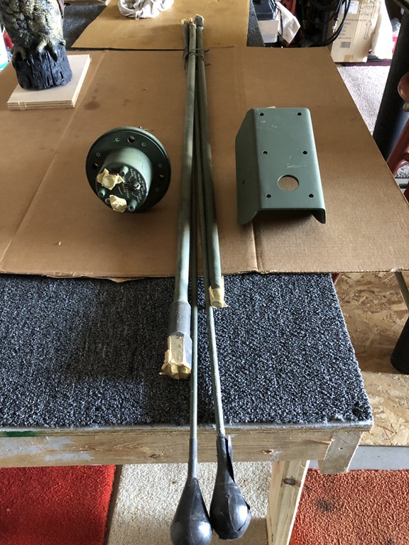 Military Jeep Antennas with Matching Transformer and Scoop Mount 3