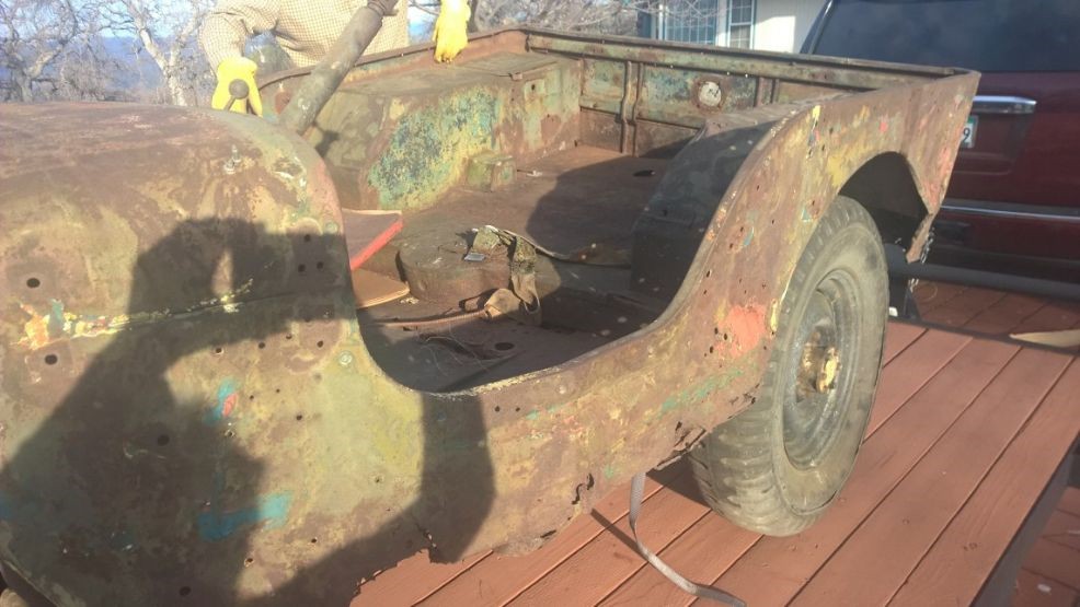 1942 Script Ford Jeep Rolling Chassis and Body 1
