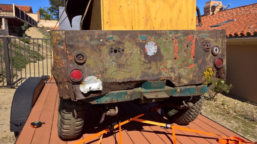 1942 Script Ford Jeep Rolling Chassis and Body 2