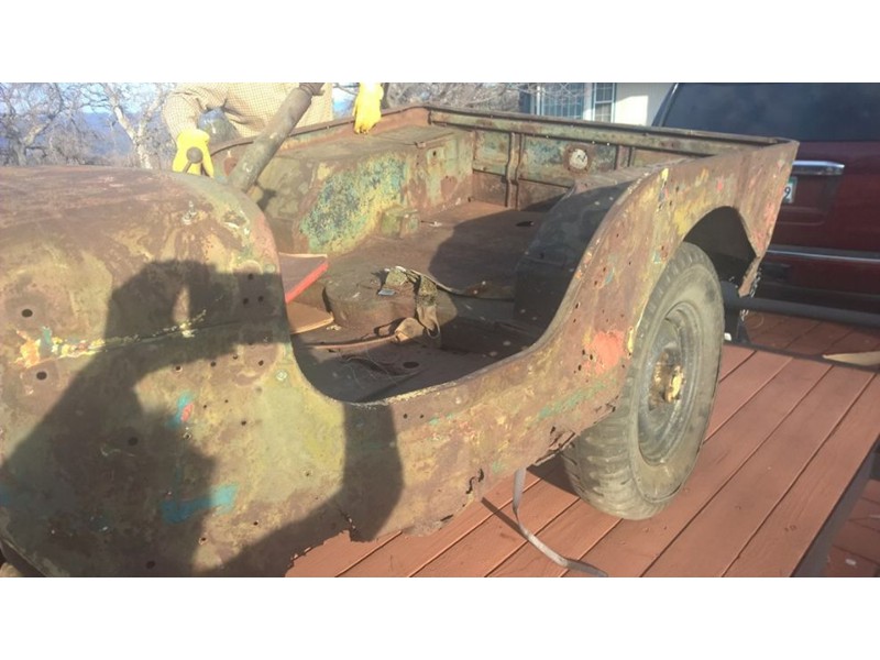 1942 Script Ford Jeep Rolling Chassis and Body  1
