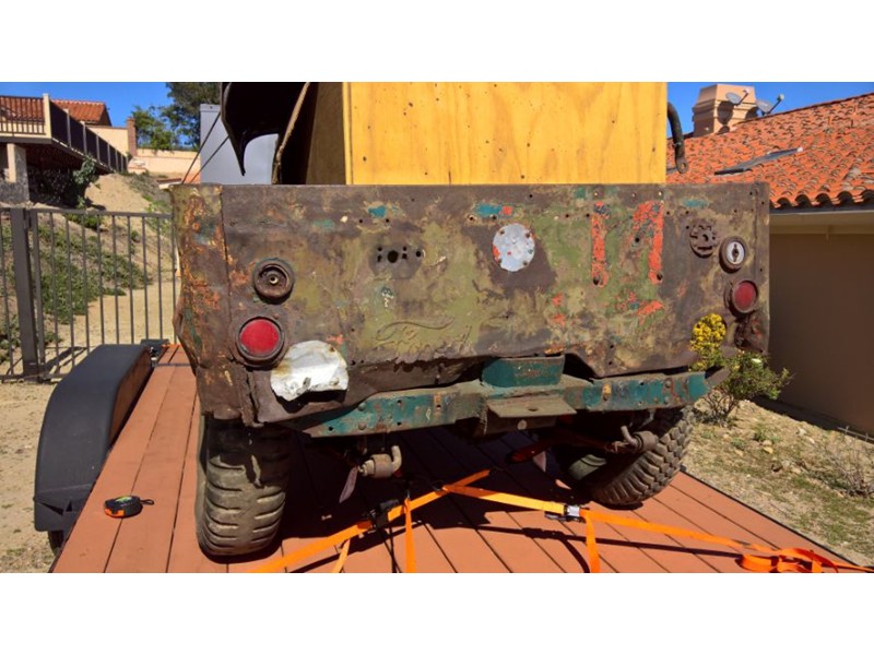 1942 Script Ford Jeep Rolling Chassis and Body  2