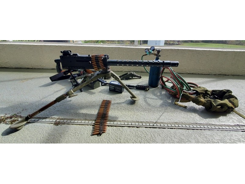 WWII 1919 Replica Machine Gun that Simulates Firing 7