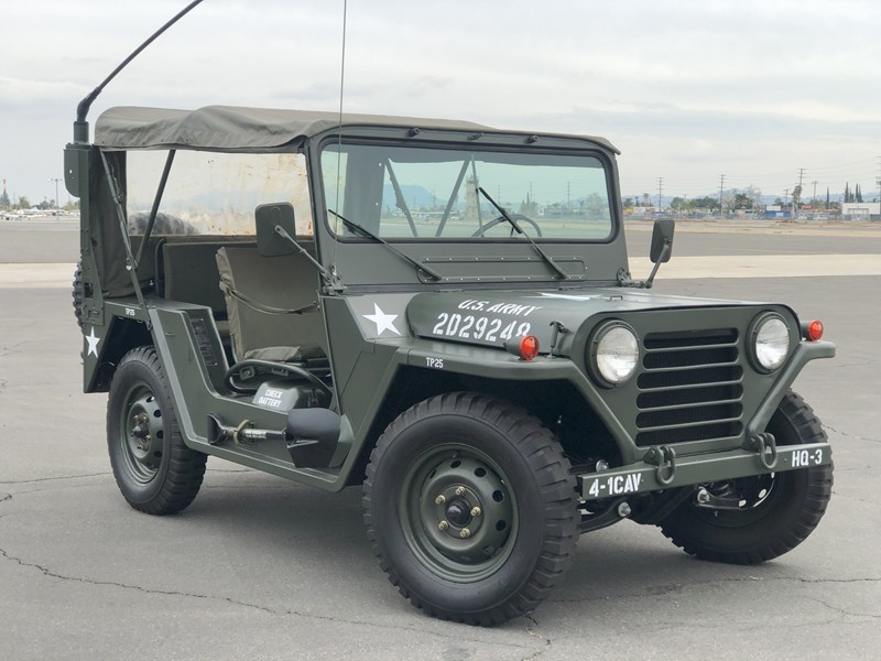 1968 M1A1 Jeep registered in 1974 4