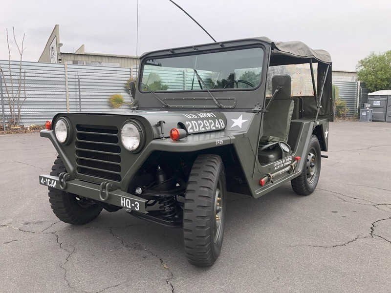 1968 M1A1 Jeep registered in 1974 8