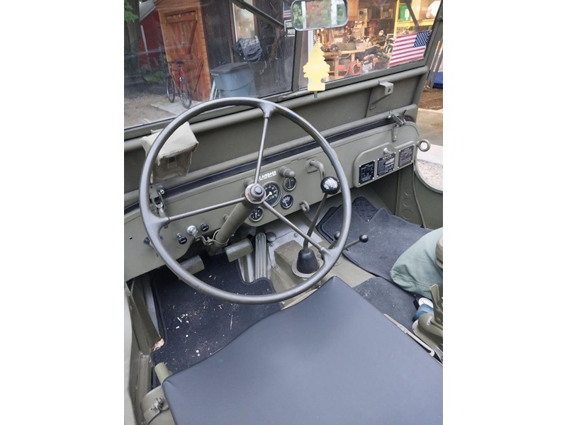 1946 Jeep CJ2 with Replica Willys WW2 MB Body 3