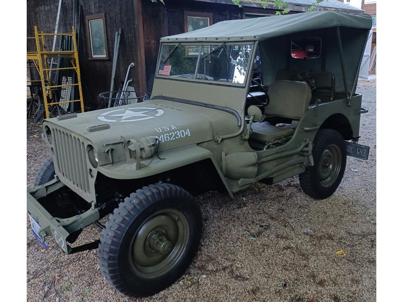 1946 Jeep CJ2 with Replica Willys WW2 MB Body 5