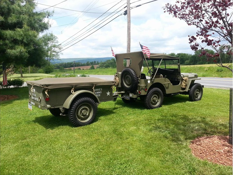 1943 GPW with 45T3 Trailer 1
