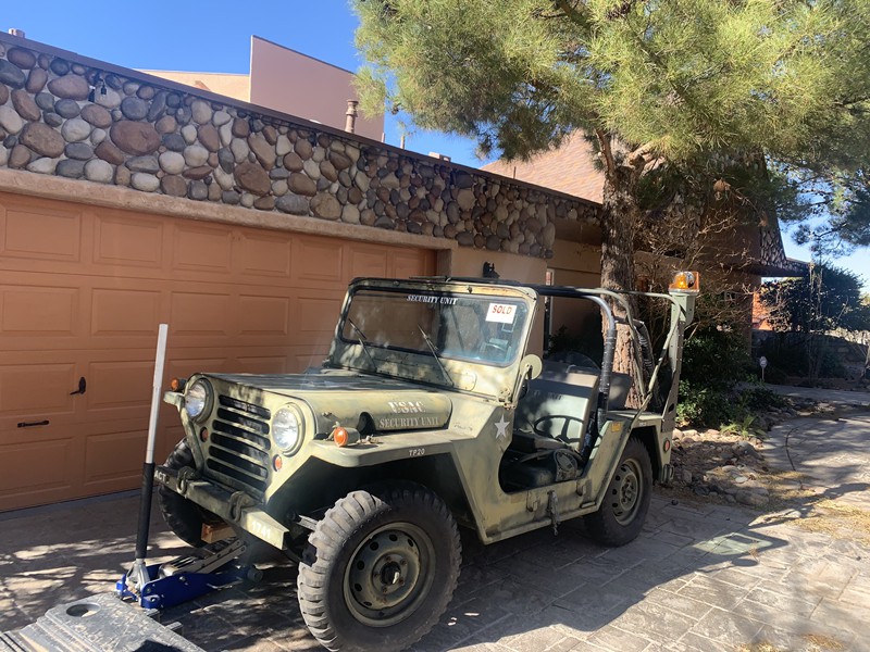 Military Jeep and Trailer
