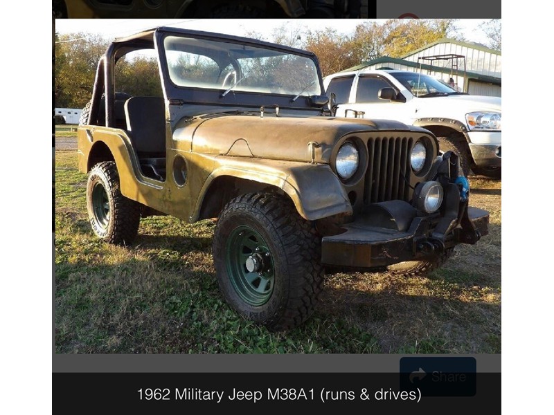 1962 Willys M38A1 Military Jeep Project