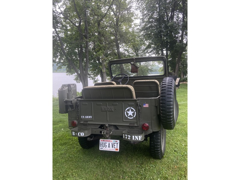 Willys Jeep CJ-3A Flat-Fender and M416-A1 Military Trailer Combo 2