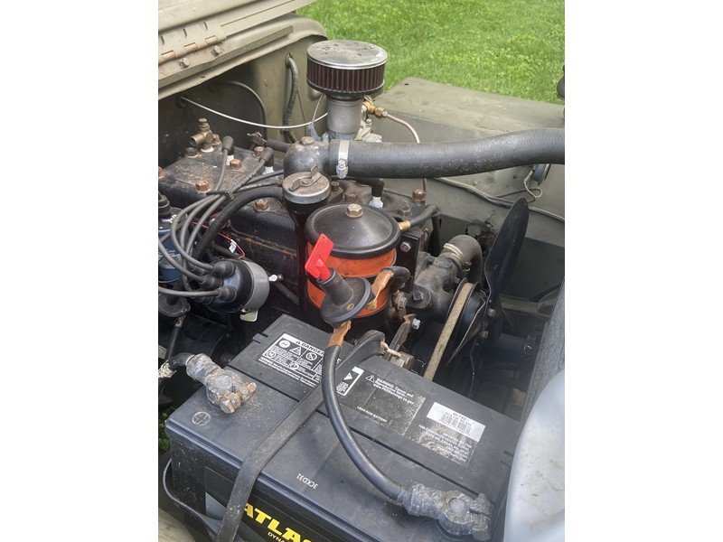 Willys Jeep CJ-3A Flat-Fender and M416-A1 Military Trailer Combo 6